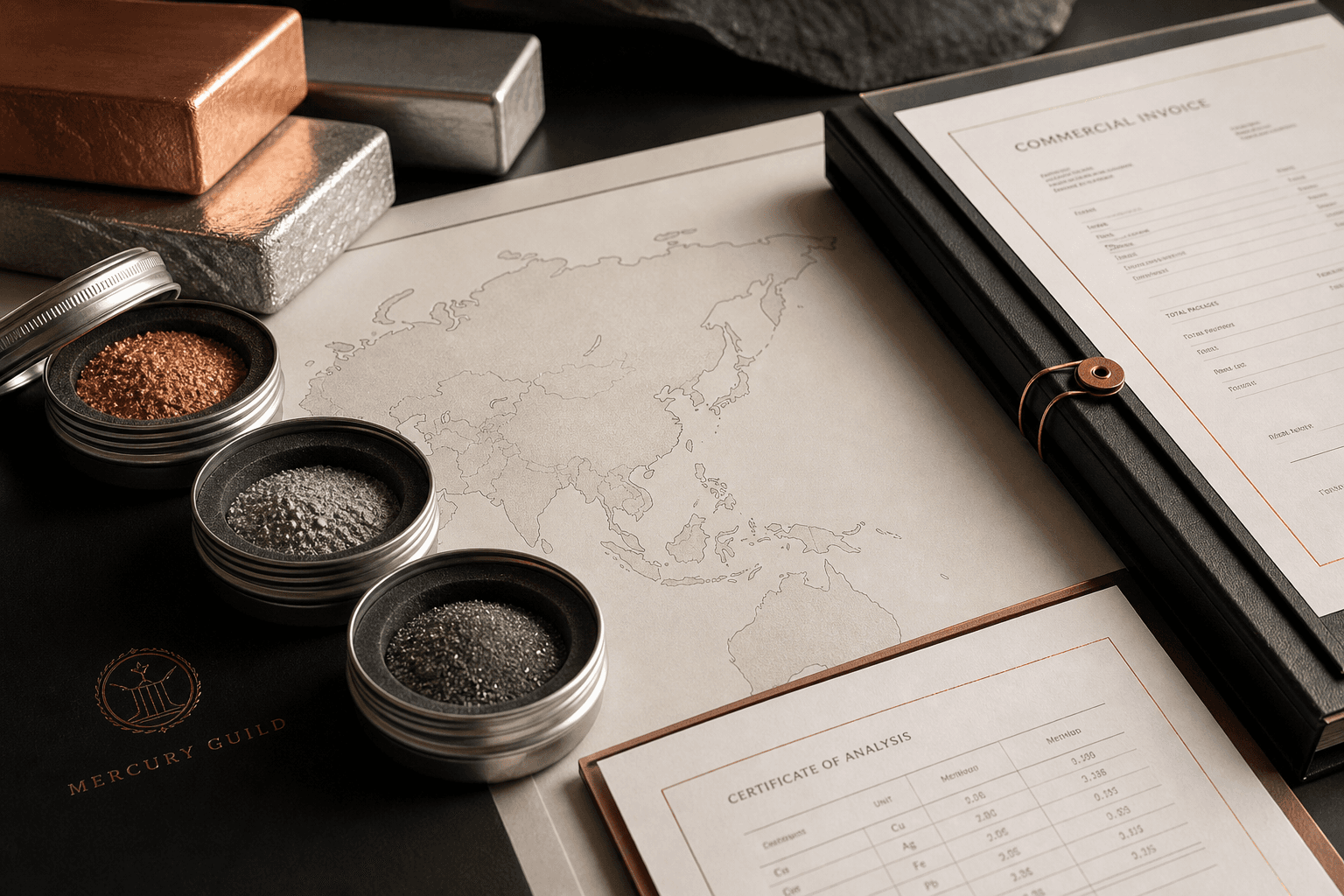 Industrial raw material sourcing and logistics coordination